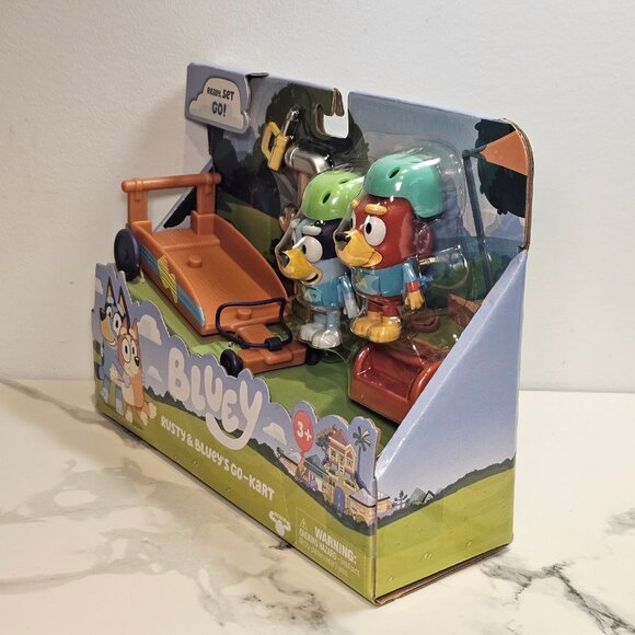Bluey, Rusty & Bluey's Go-Kart Vehicle and Figures Pack - Picture 4 of 7